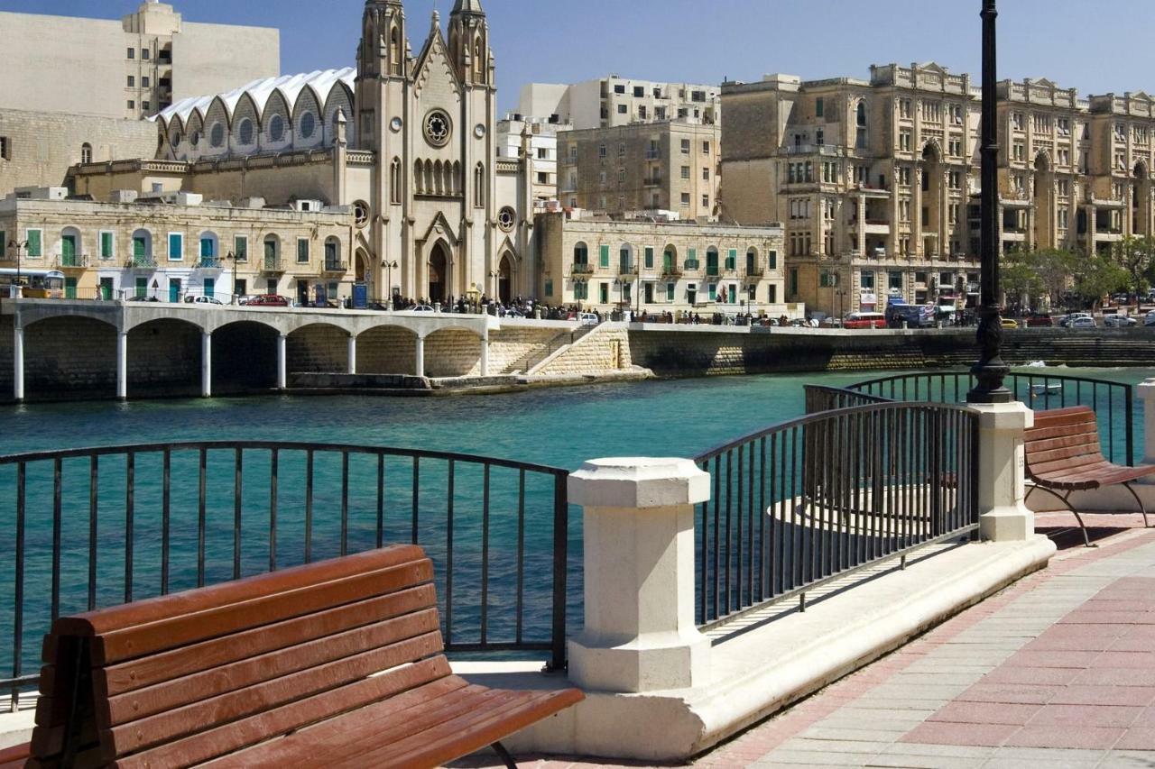 Contemporary, Luxury Apartment With Valletta And Harbour Views Sliema Exterior foto