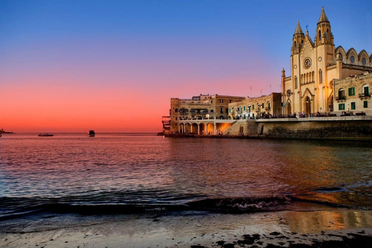 Contemporary, Luxury Apartment With Valletta And Harbour Views Sliema Exterior foto